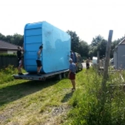 Přeprava baz&eacute;nu Praha